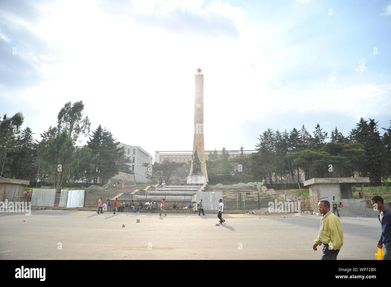 Tiglachin, monument dedicated to the Ethiopian soldiers Stock Photo
