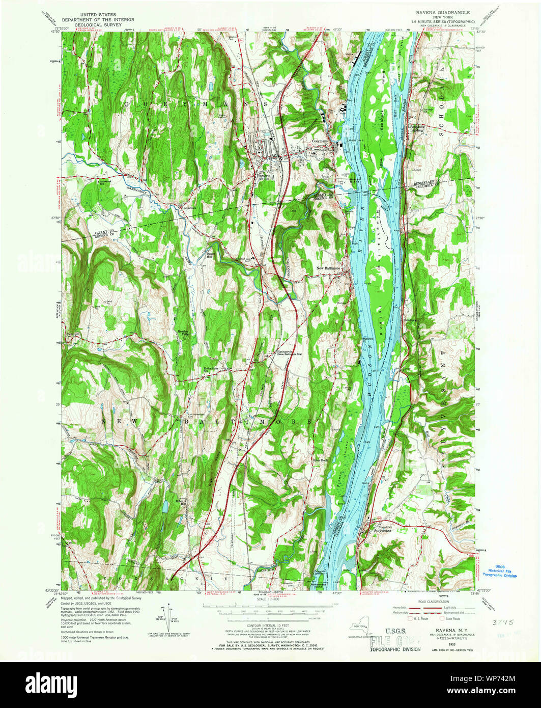 New York NY Ravena 136024 1953 24000 Restoration Stock Photo Alamy