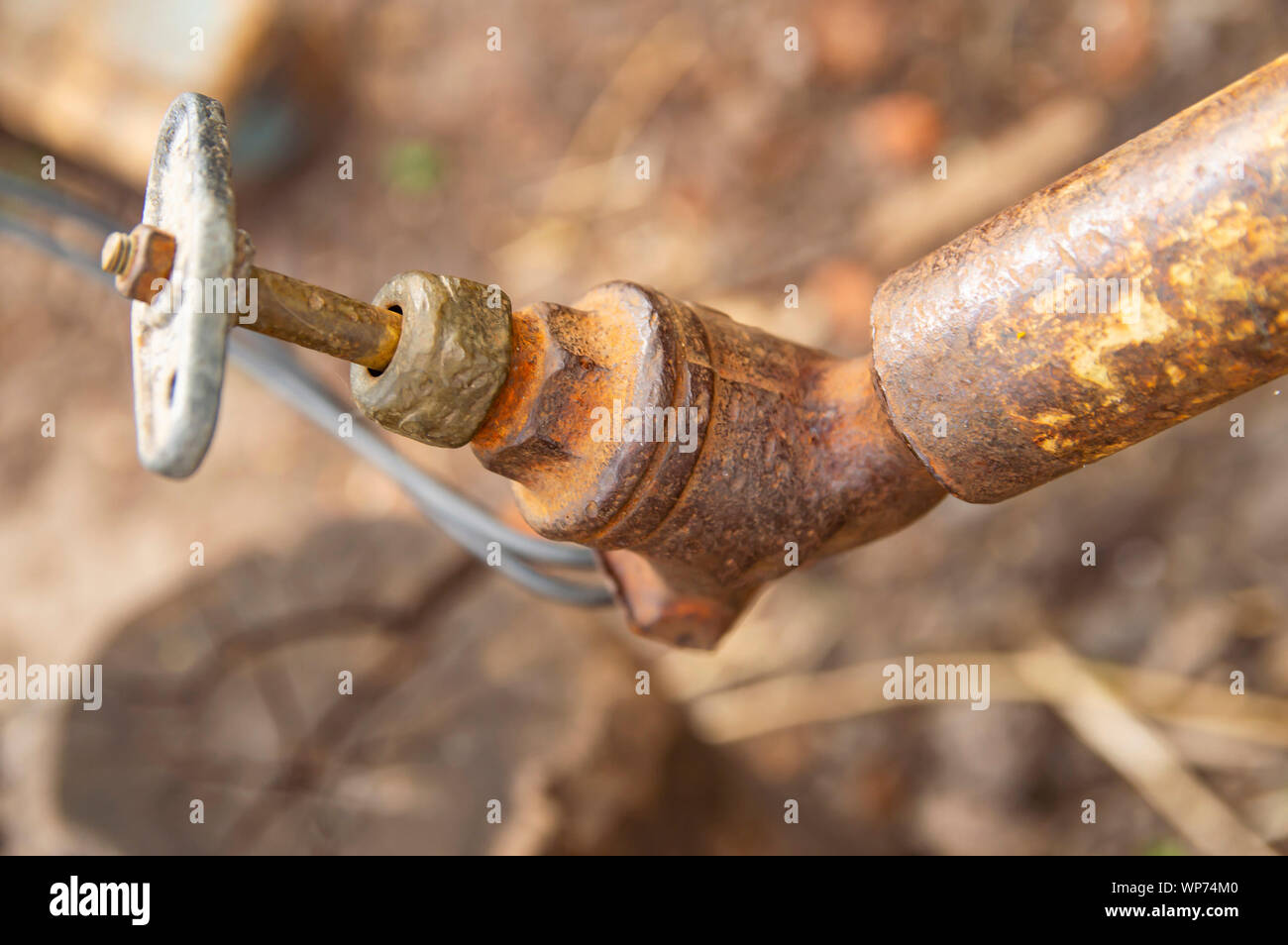 Old Rusty Plumbing Faucet Water Pipe Stock Photo 271835312 Alamy
