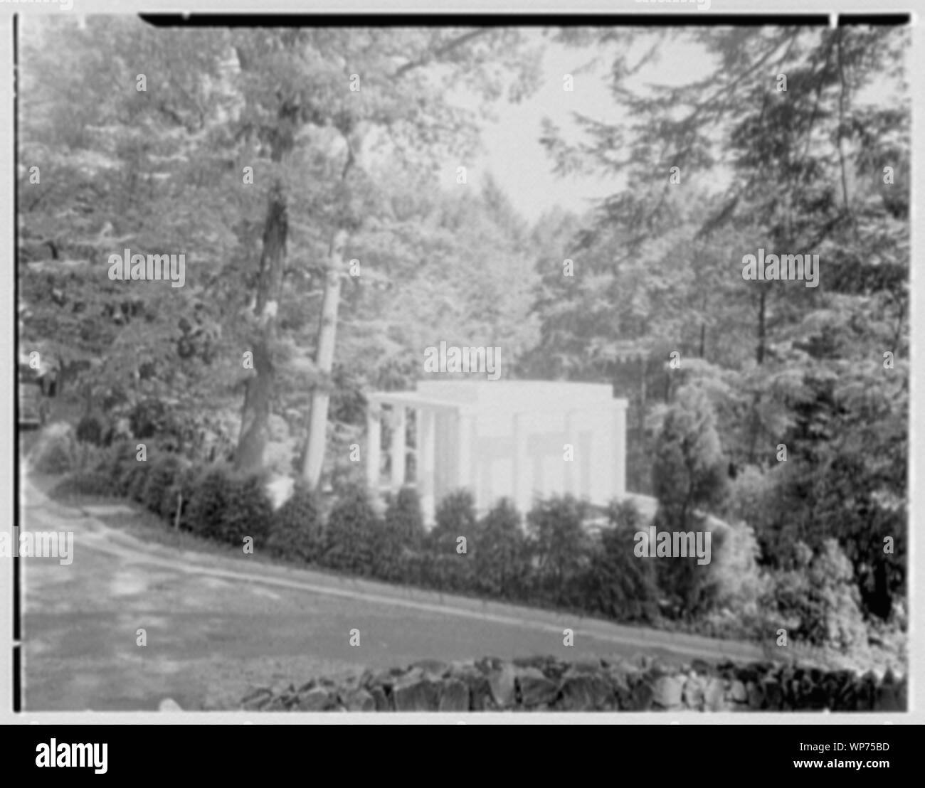 Lasker Mausoleum, Sleepy Hollow Cemetery, N. Tarrytown, New York. Stock Photo
