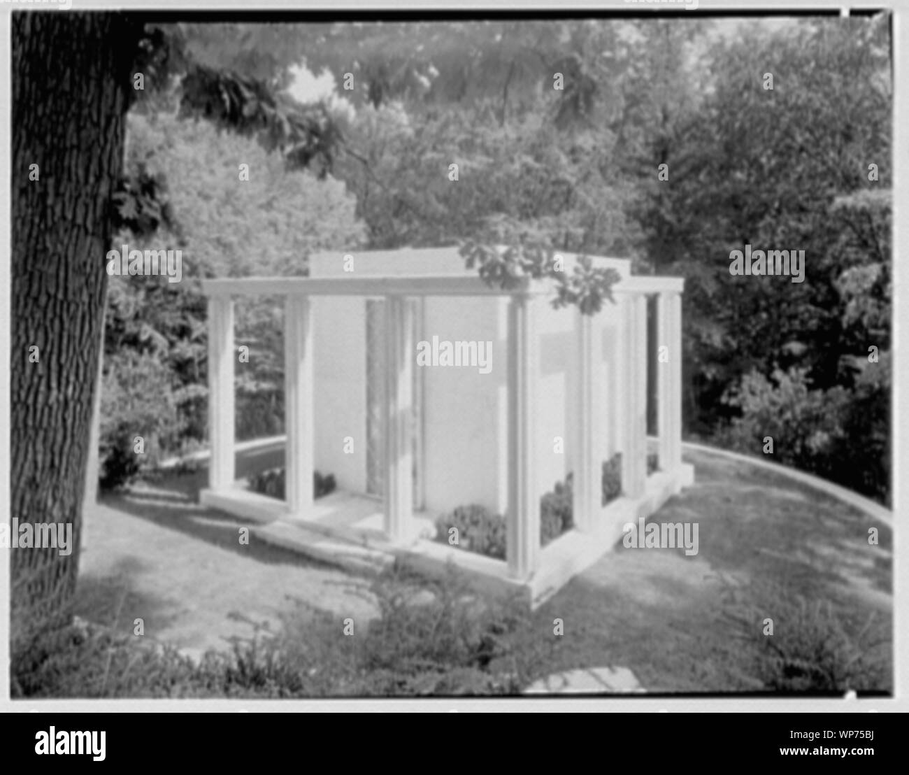 Lasker Mausoleum, Sleepy Hollow Cemetery, N. Tarrytown, New York. Stock Photo