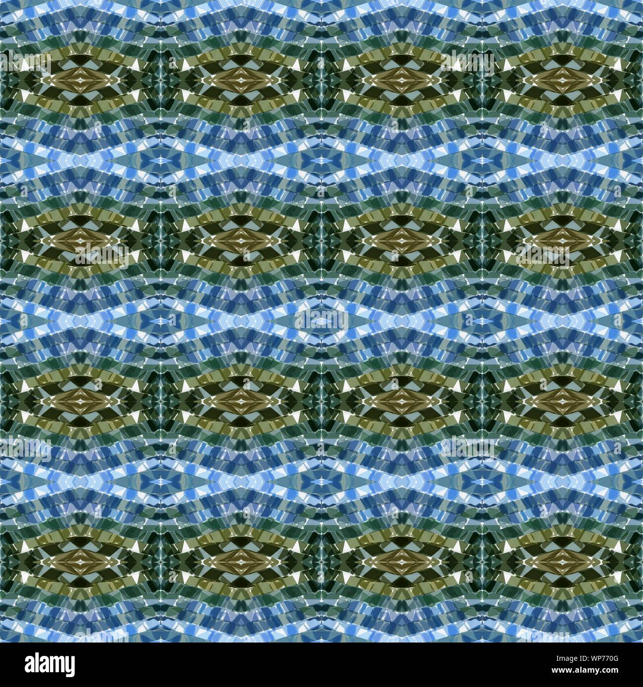repeatable pattern with dim gray, teal blue and lavender colors ...