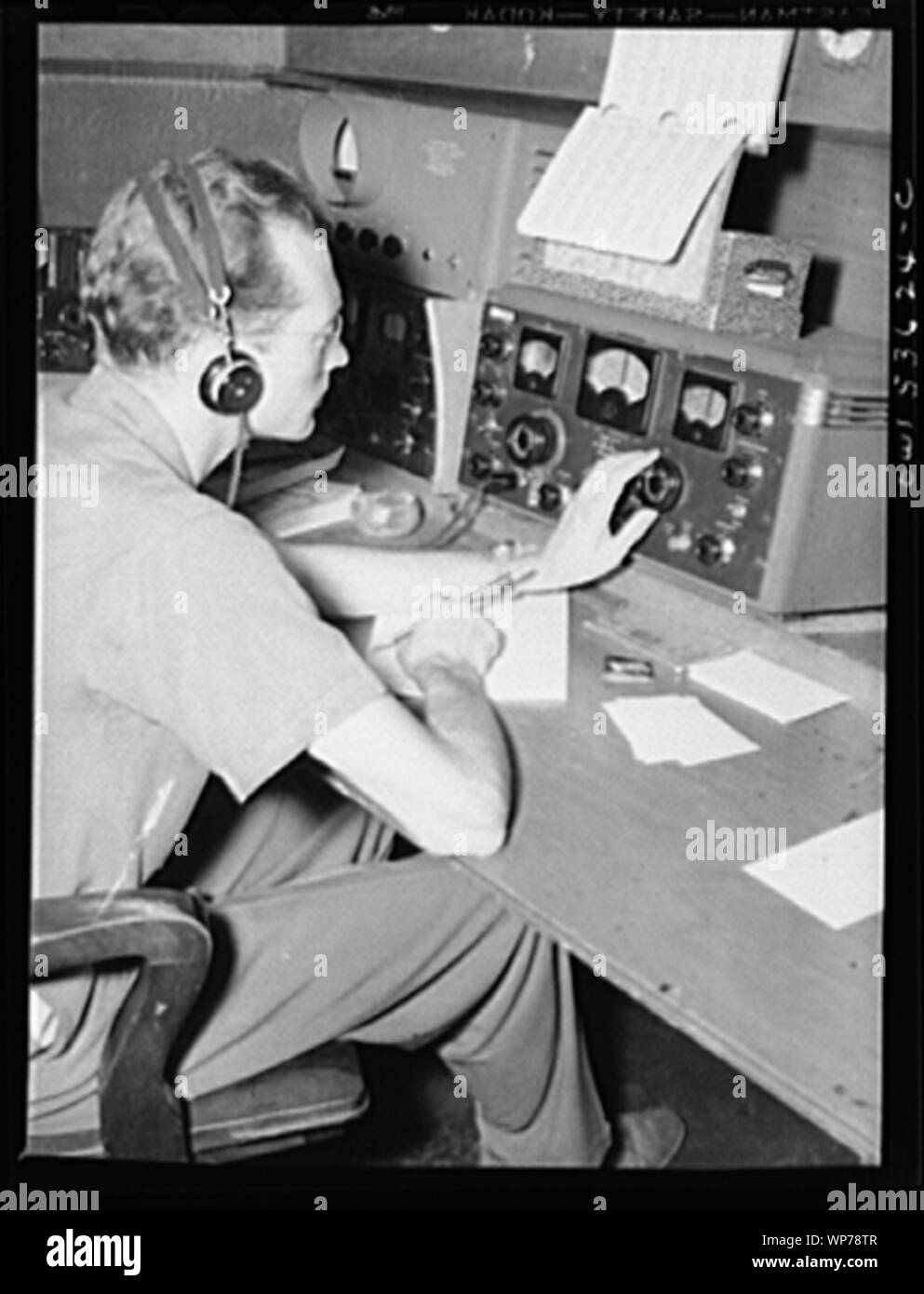 Laurel, Maryland. Monitoring at the United States Federal Communications Commission listening