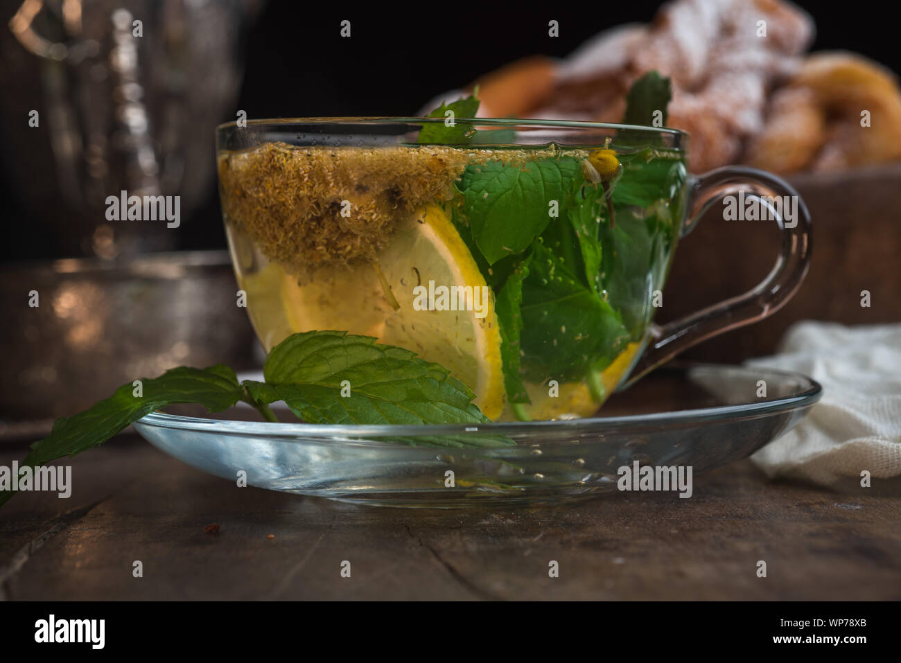 Assortment of Herbal healthy tea Stock Photo Alamy
