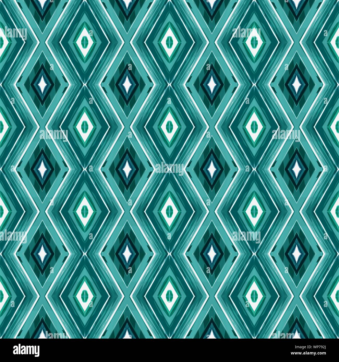 repeatable pattern with teal blue, lavender and very dark blue colors ...