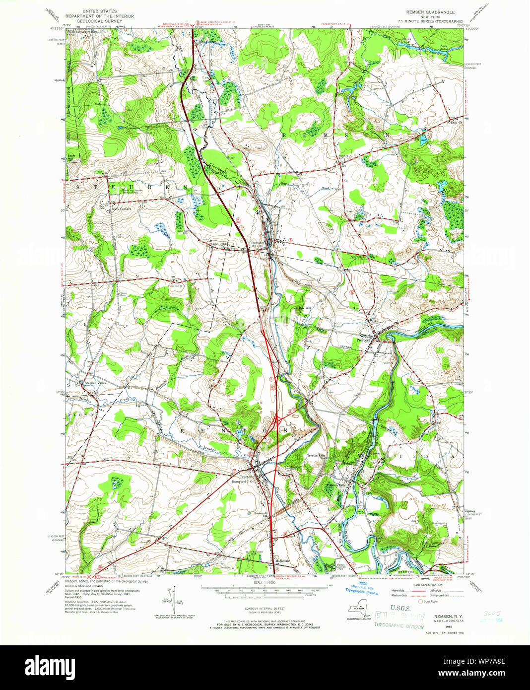 New York NY Remsen 136052 1955 24000 Restoration Stock Photo Alamy