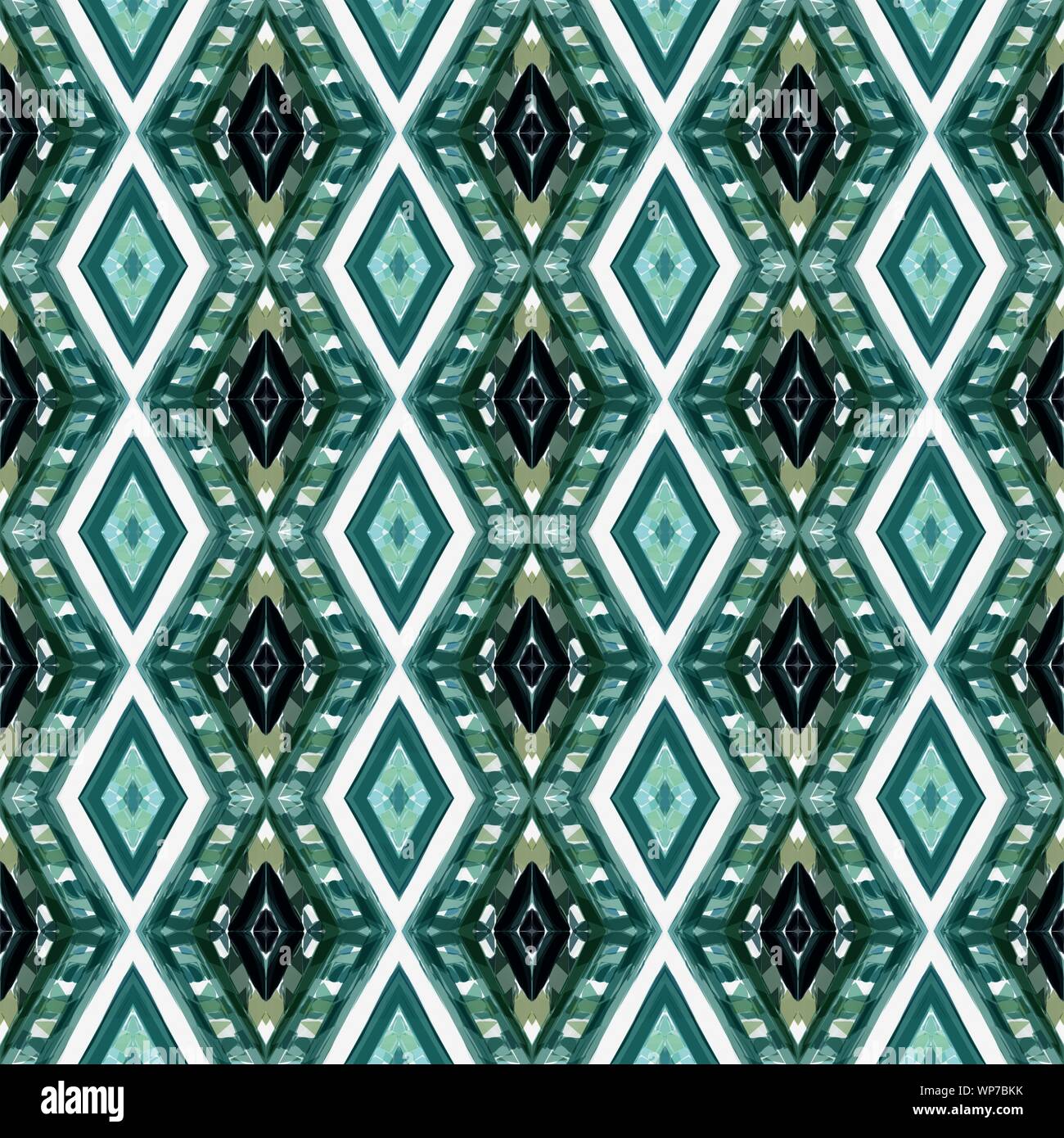 repeatable pattern with sea green, white smoke and dark slate gray ...