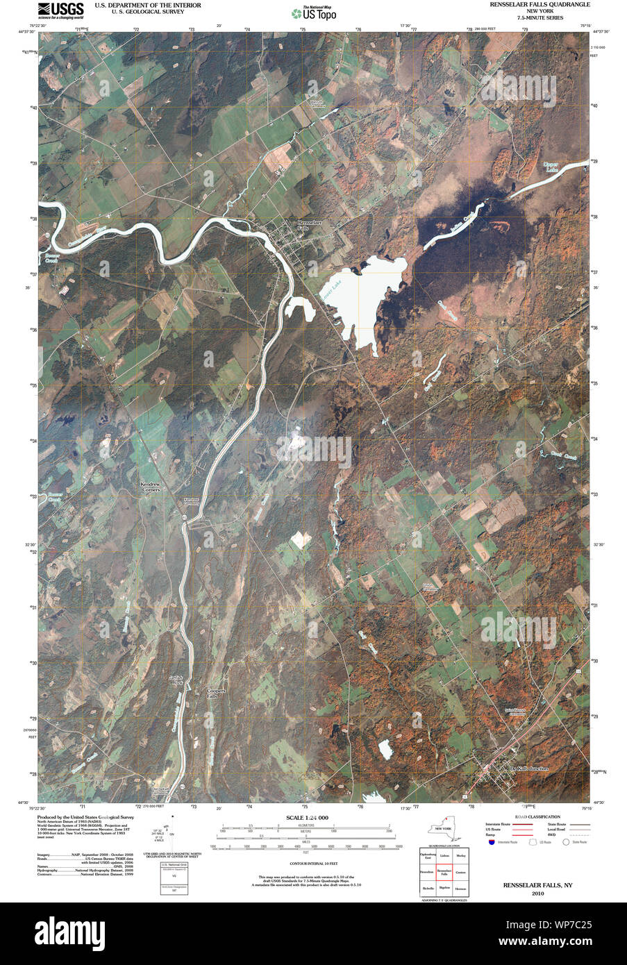 New York NY Rensselaer Falls 20100513 TM Restoration Stock Photo Alamy