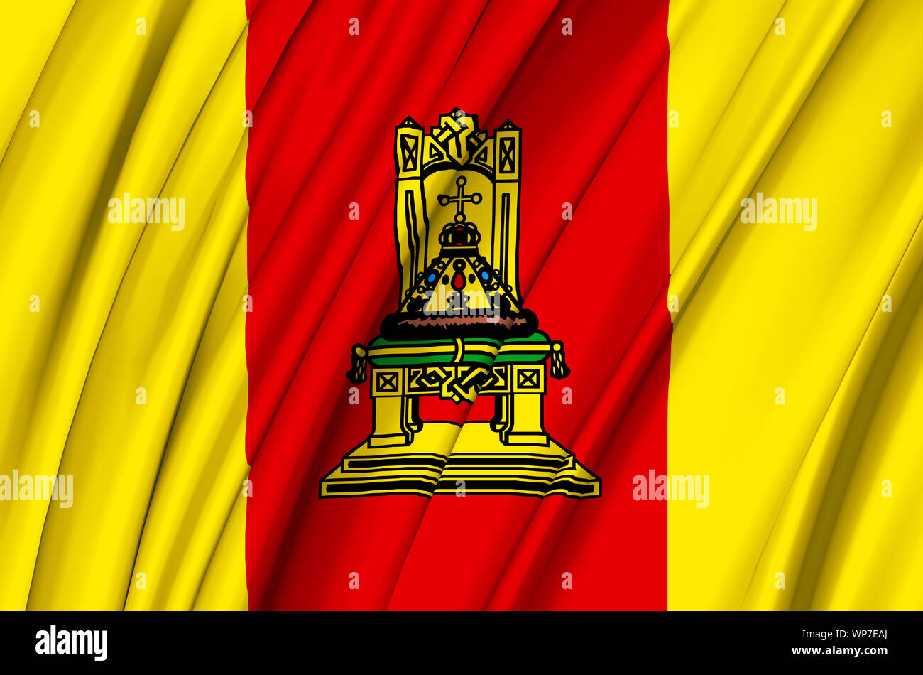 Tver waving flag illustration. Regions of Russia. Perfect for ...
