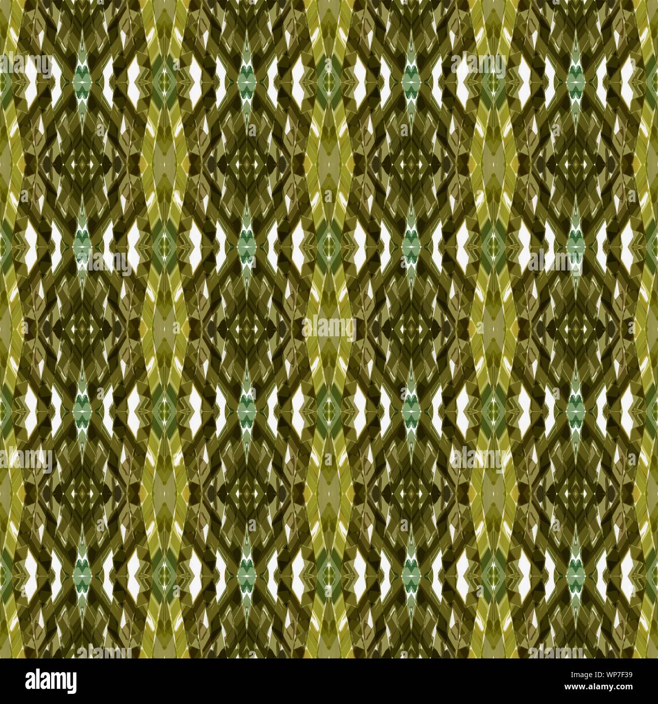 seamless pattern with dark olive green, linen and pastel brown colors