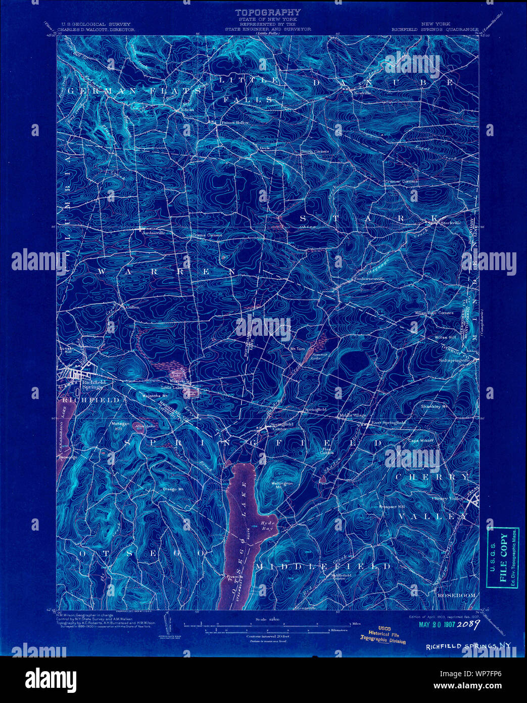 New York NY Richfield Springs 148307 1903 62500 Inverted Restoration