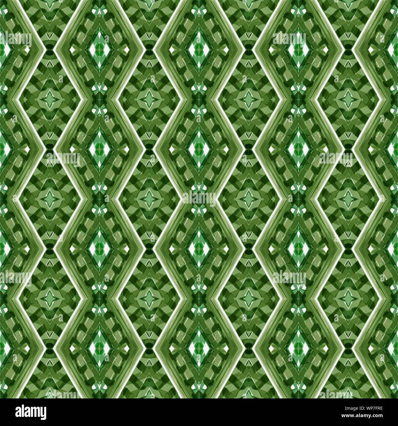 seamless repeating pattern with dark olive green, beige and gray gray ...