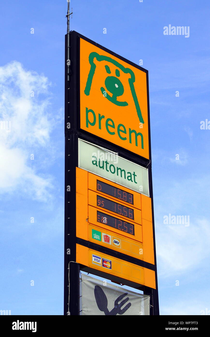Preem sign hi-res stock photography and images - Alamy