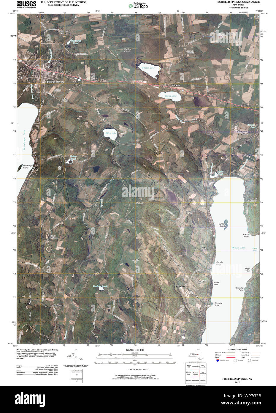 New York NY Richfield Springs 20100503 TM Restoration Stock Photo Alamy