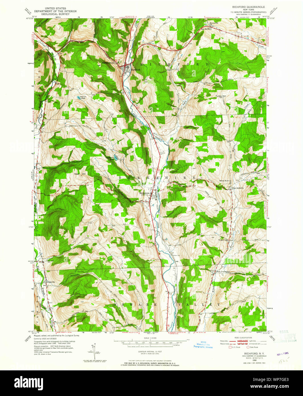 New York NY Richford 136065 1950 24000 Restoration Stock Photo Alamy