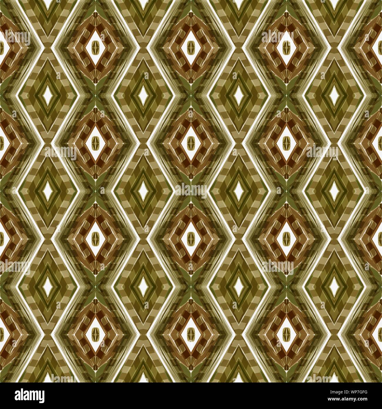 Single Repeat Pattern Olive seamless repeating pattern with dark olive green, linen and dark khaki ...