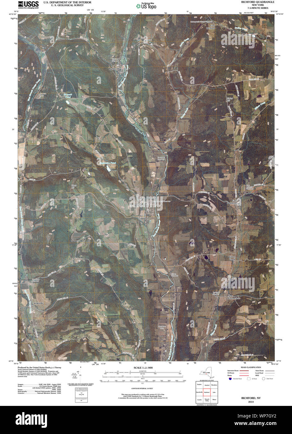 New York NY Richford 20100125 TM Restoration Stock Photo Alamy