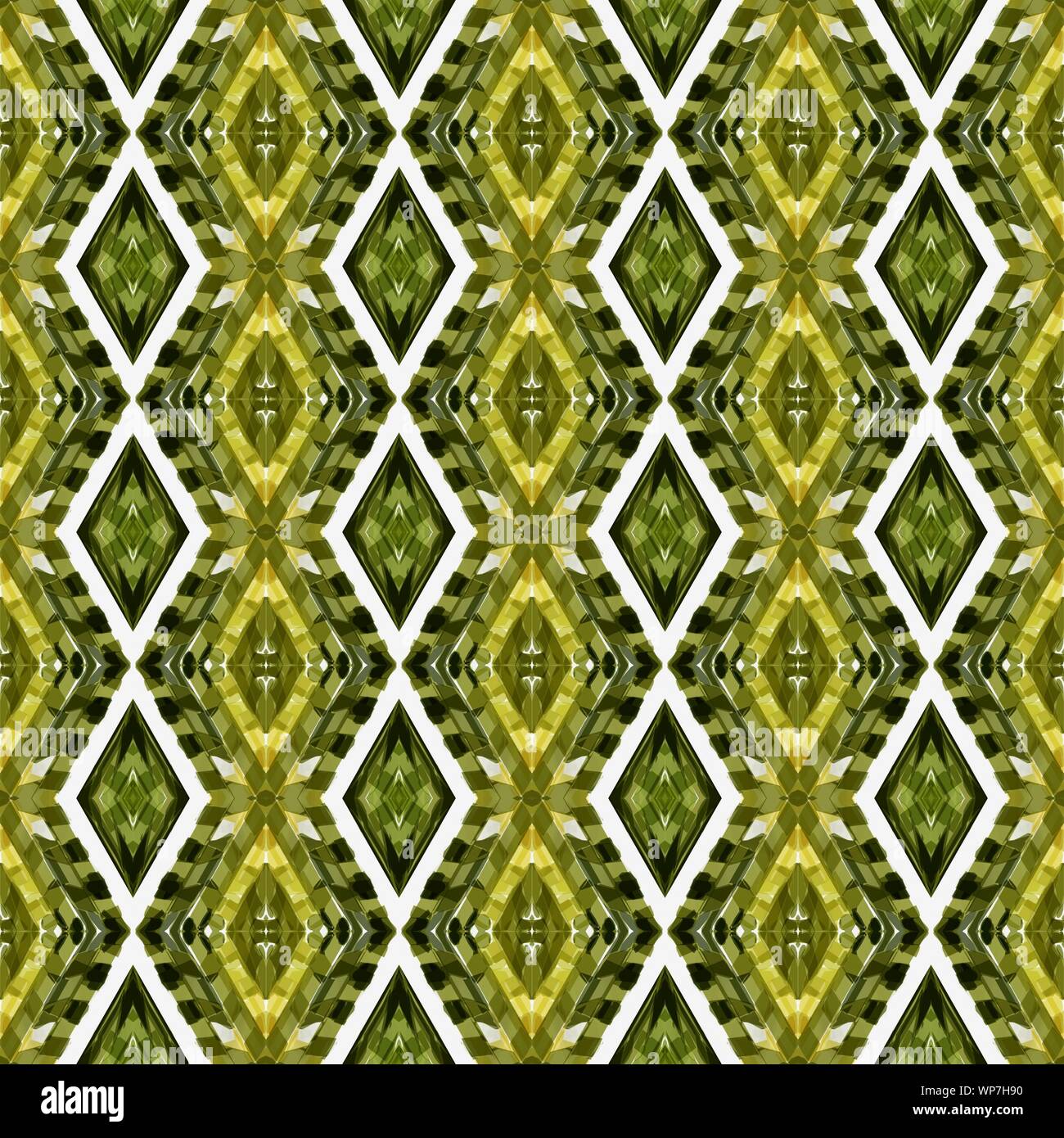 Single Repeat Pattern Olive seamless repeating pattern with olive drab, dark olive green and bisque ...