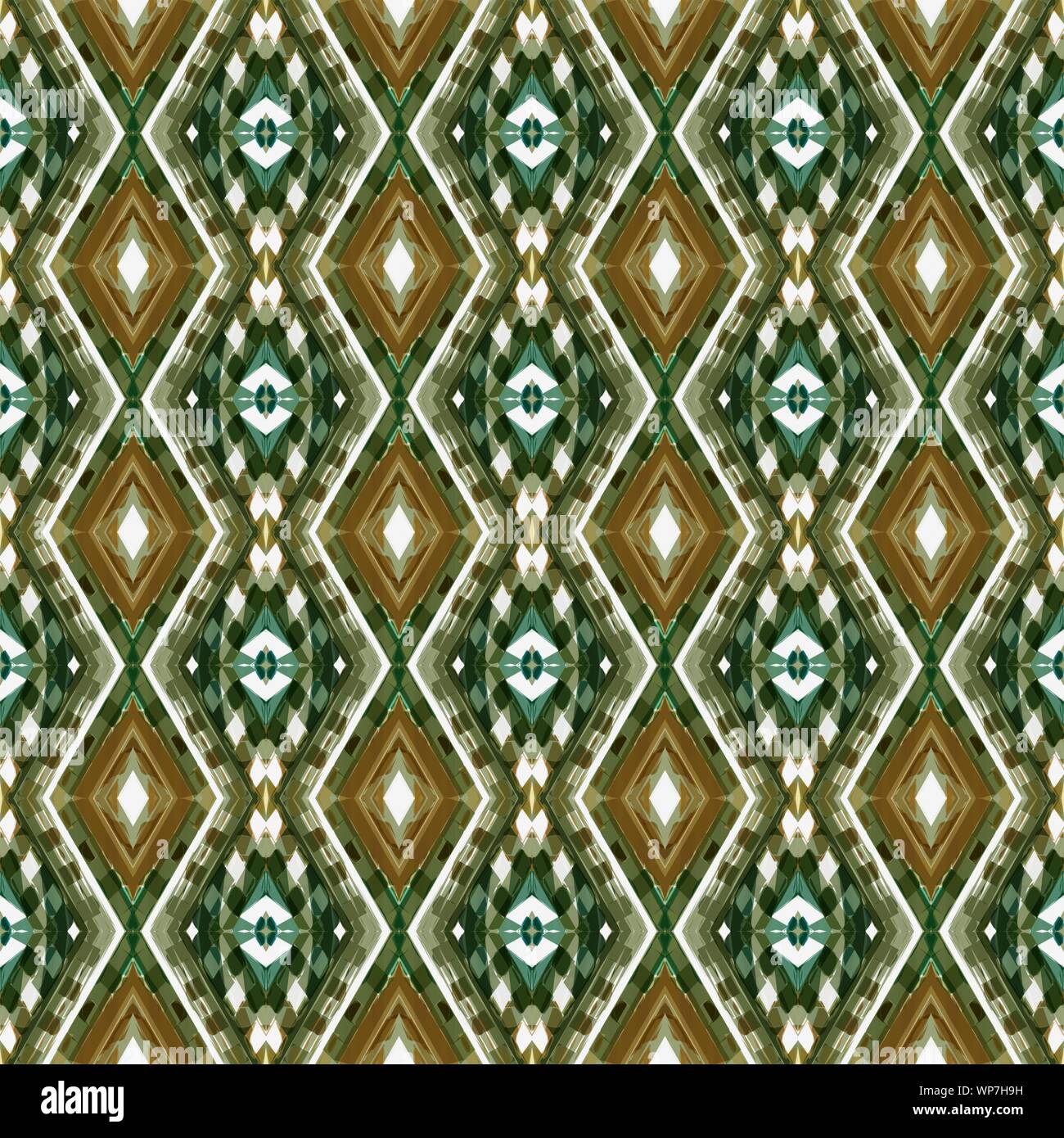 Single Repeat Pattern Olive seamless repeating pattern with dark olive green, beige and gray gray ...