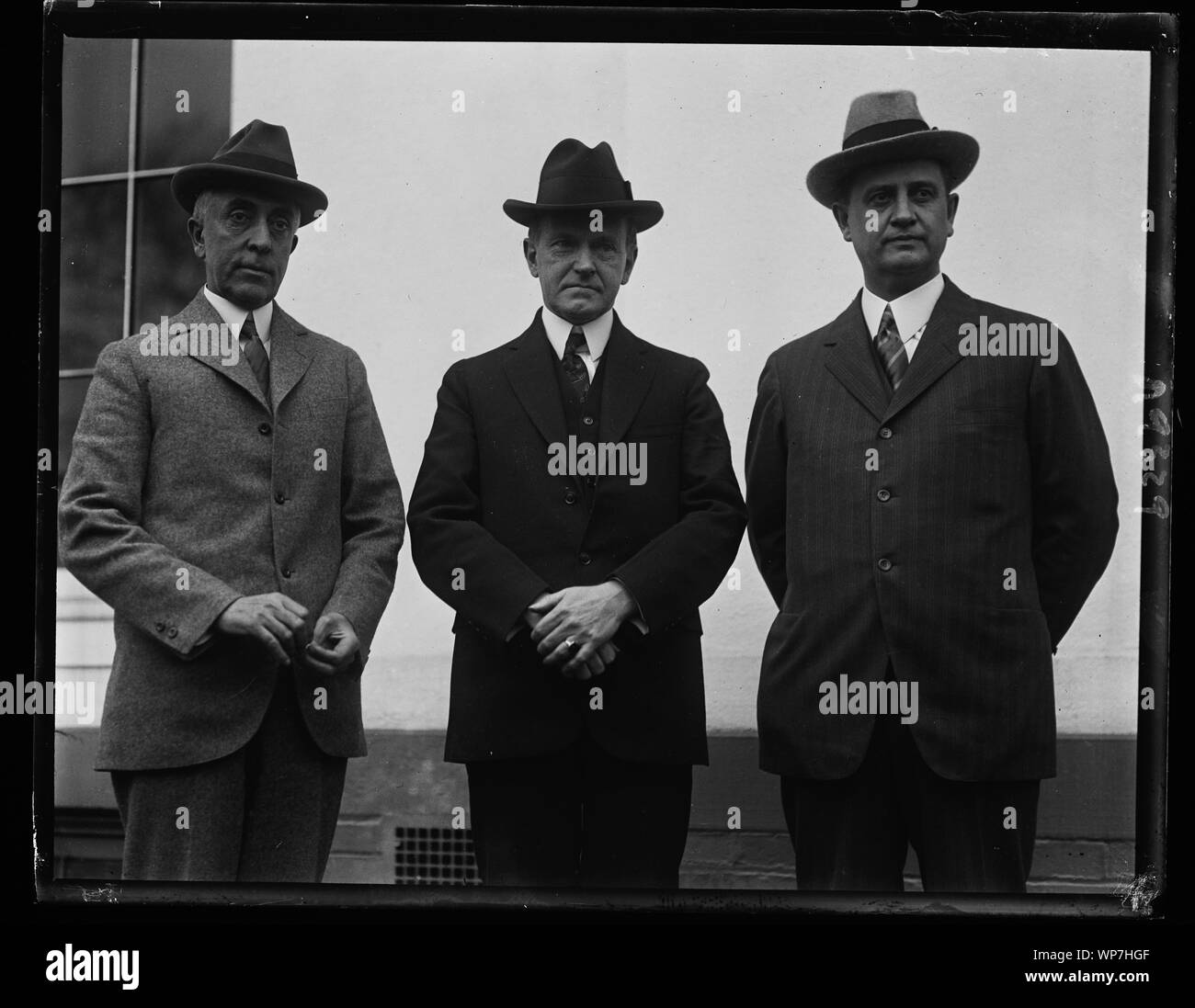 Left to right: C. Bascom Slemp, Pres. Coolidge, and Cong. Everett ...