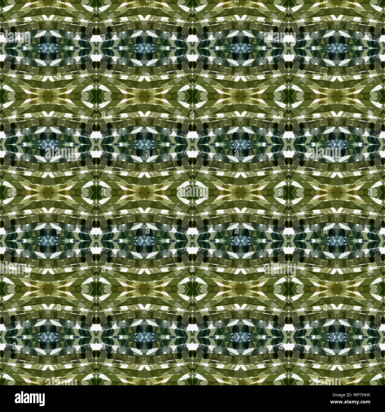 Single Repeat Pattern Olive seamless repeating pattern with dark olive green, beige and gray gray ...