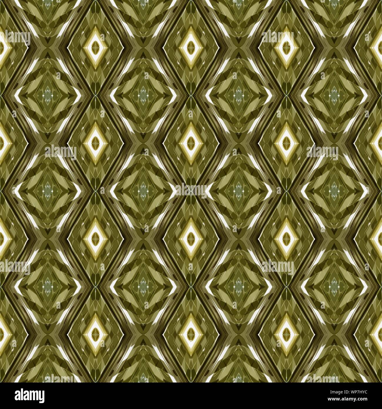 Single Repeat Pattern Olive seamless repeating pattern with dark olive green, antique white and ...