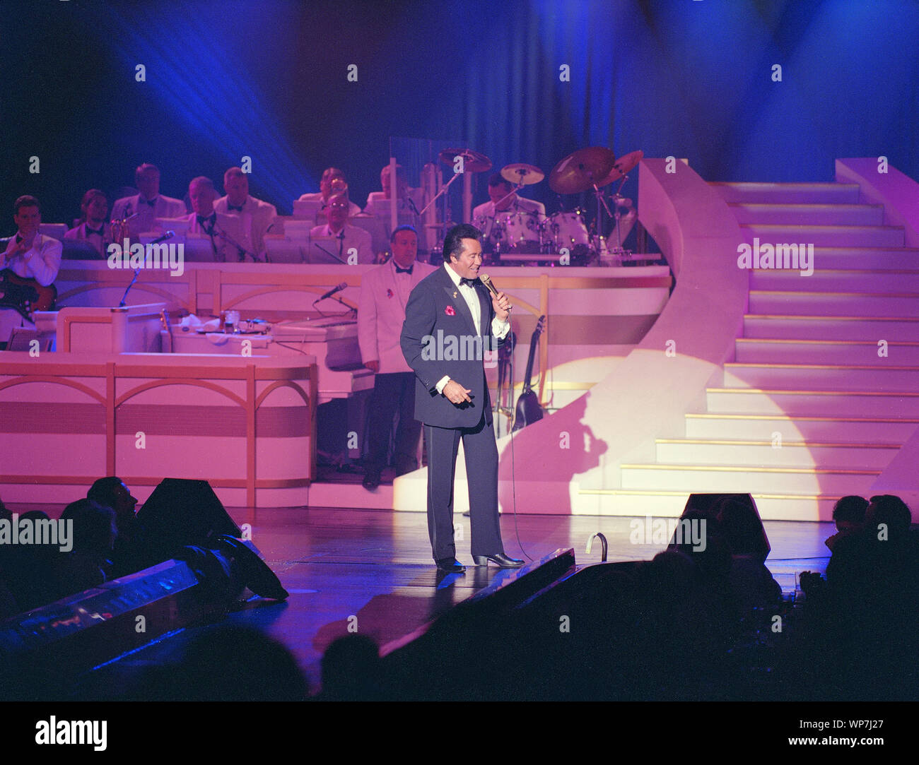 Legendary performer Wayne Newton onstage, Las Vegas, Nevada Stock Photo