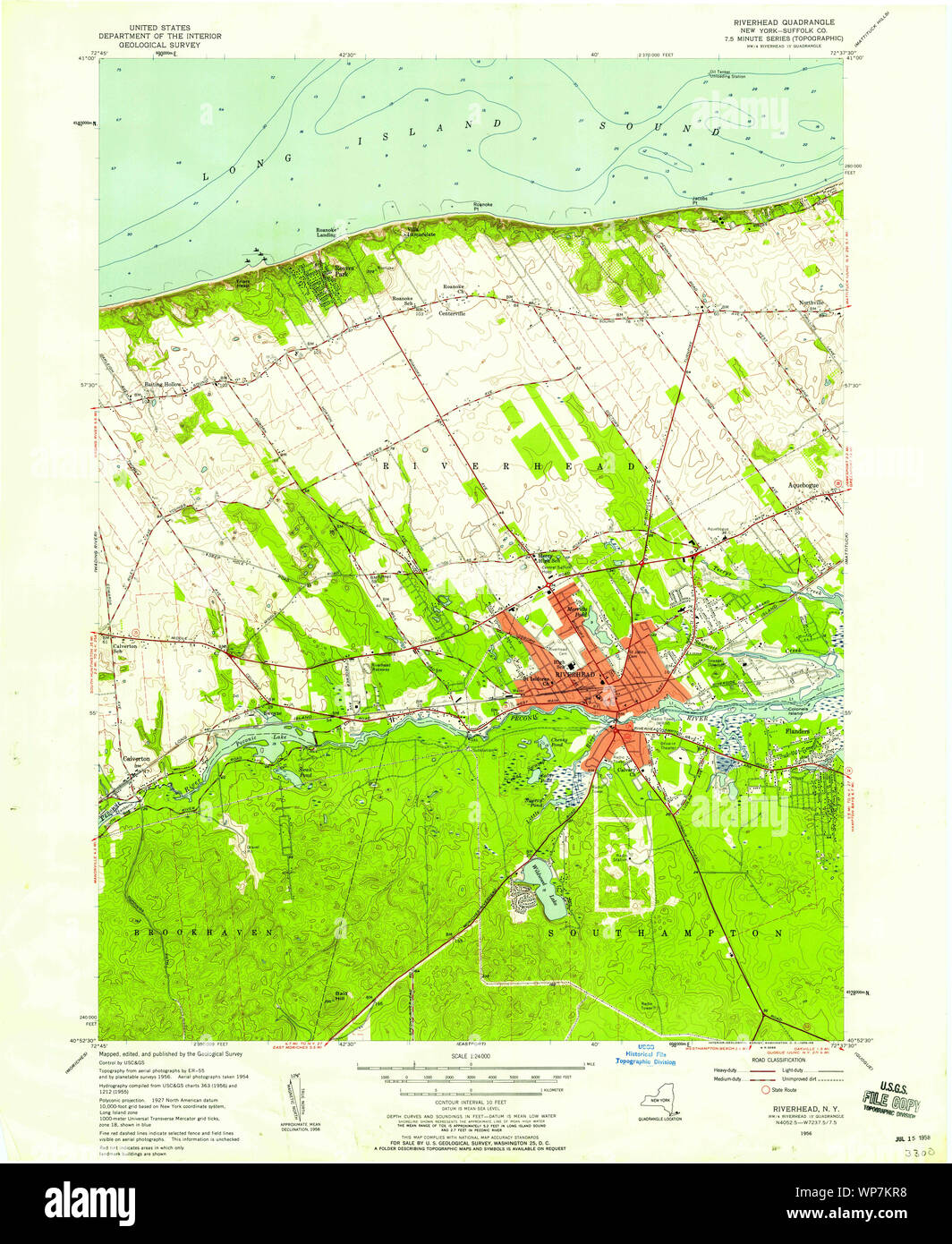 Map of riverhead hires stock photography and images Alamy