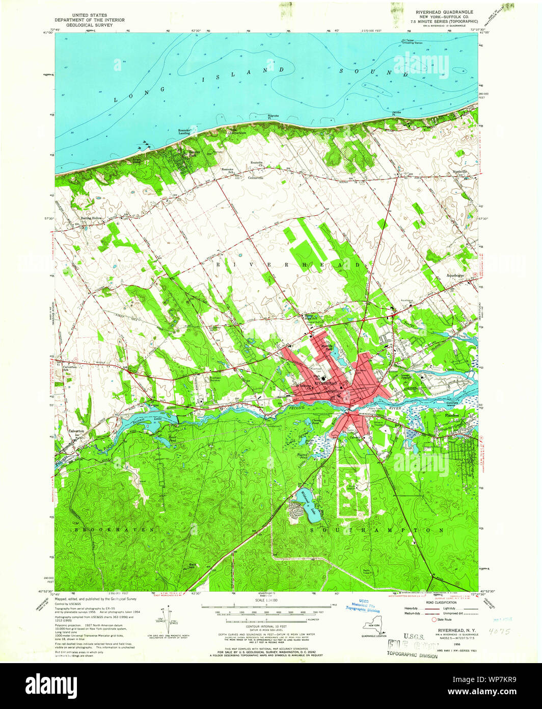 New York NY Riverhead 136079 1956 24000 Restoration Stock Photo Alamy
