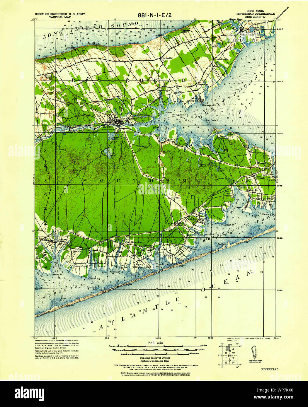 Riverhead new york map hi-res stock photography and images - Alamy