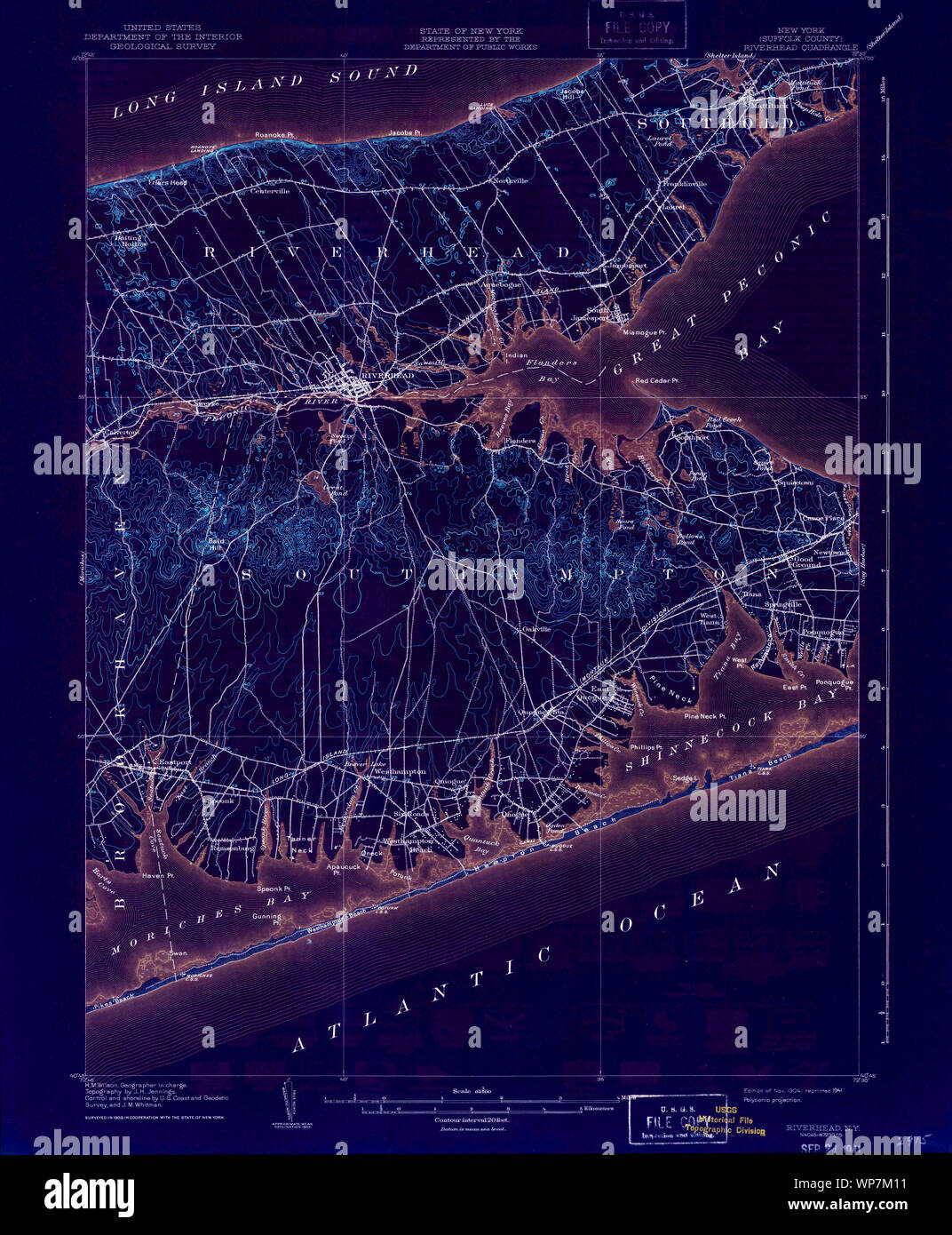 Map of riverhead new york hires stock photography and images Alamy