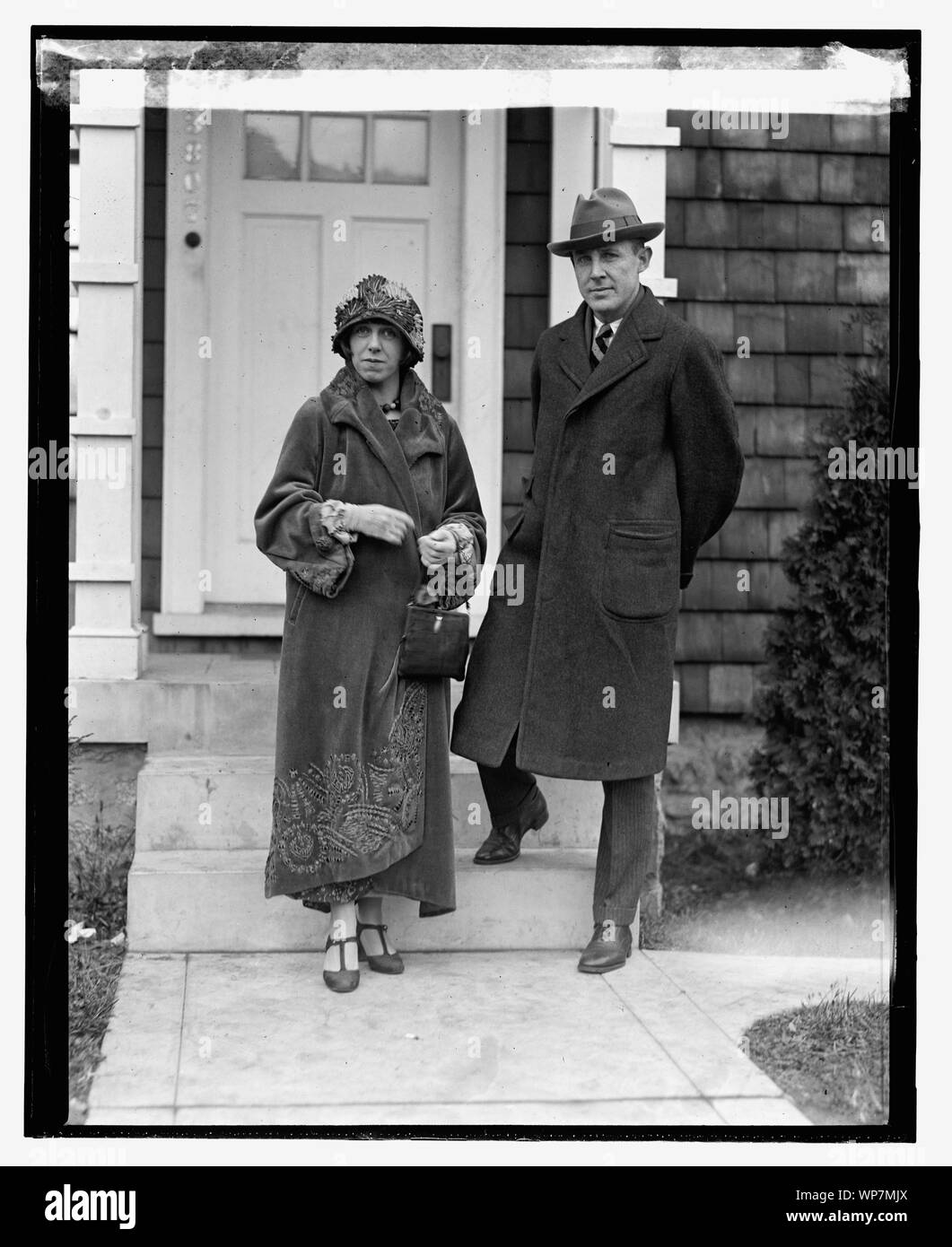 Leonard Wood Jr. & wife Stock Photo Alamy