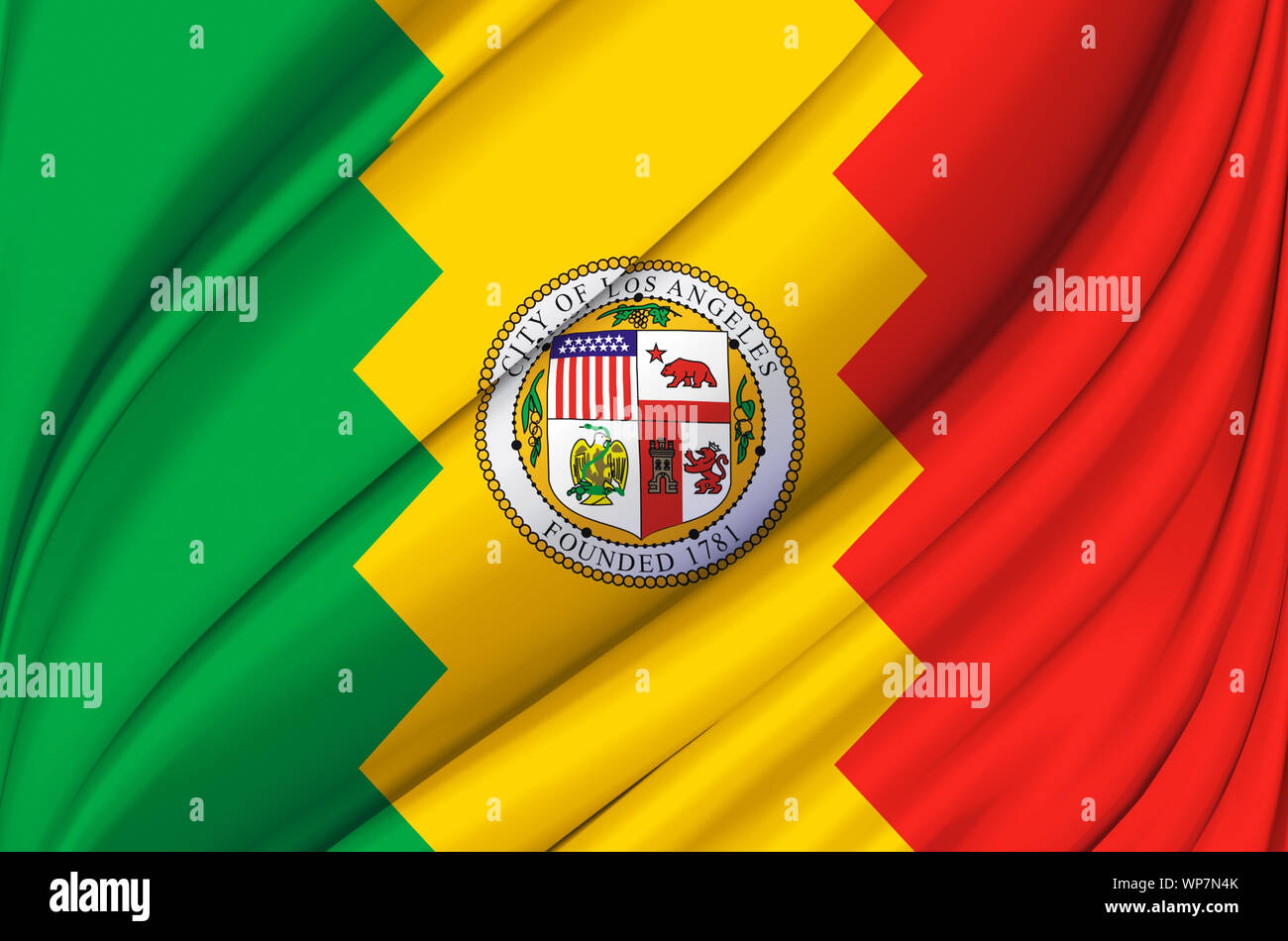 Los angeles state flag icon hi-res stock photography and images - Alamy