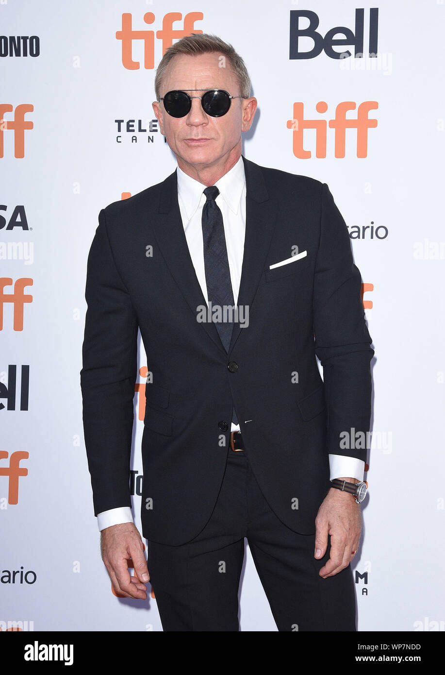 TORONTO, ONTARIO SEPTEMBER 07 Daniel Craig attends the "Knives Out" premiere during the 2019