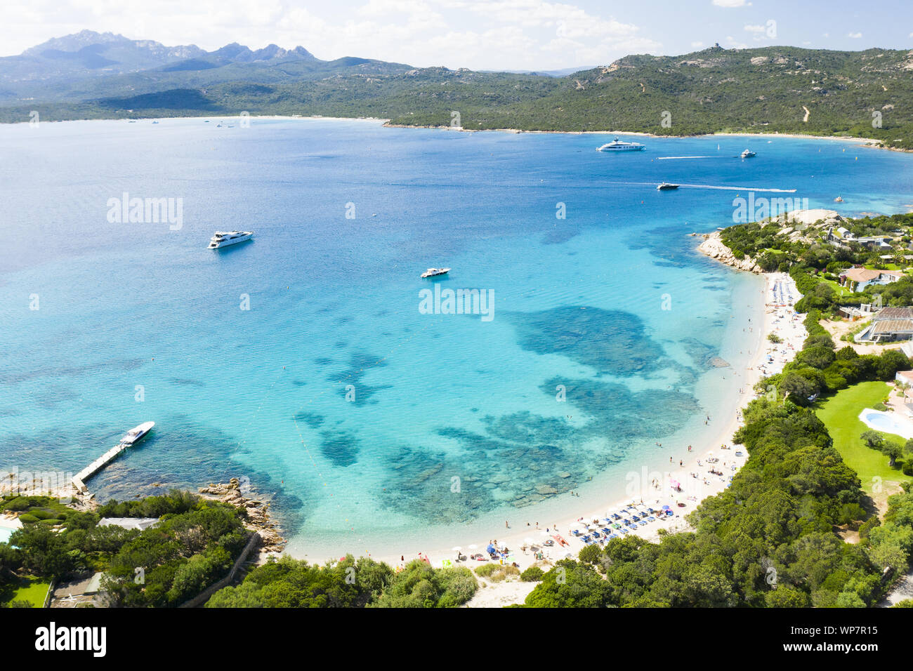 Spiaggia Capriccioli Costa Smeralda Sardinia Hi res Stock Photography 
