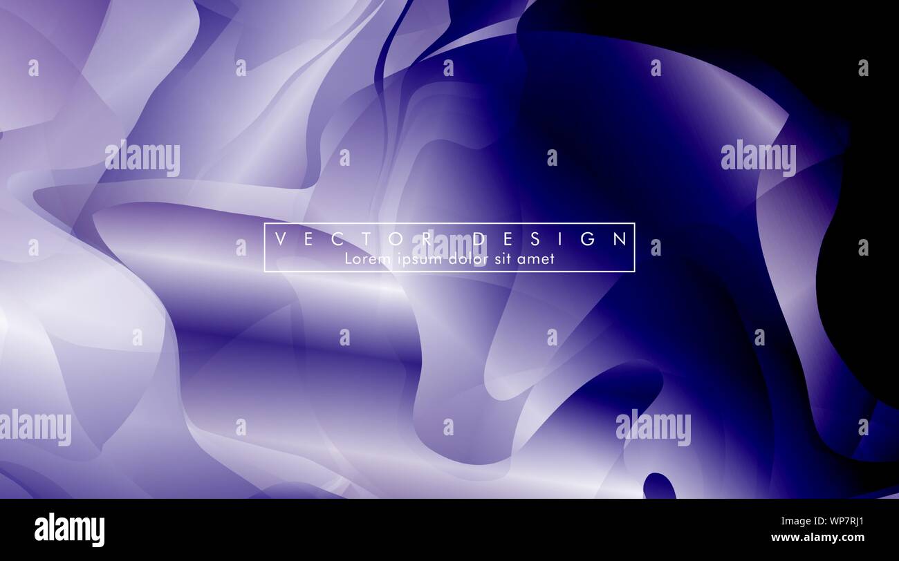 liquid abstract purple wavy background. eps 10 vector design illustrations. Stock Vector