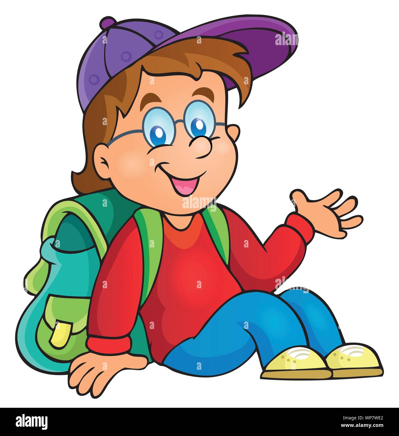 Image with school boy theme 3 Stock Vector Image & Art - Alamy