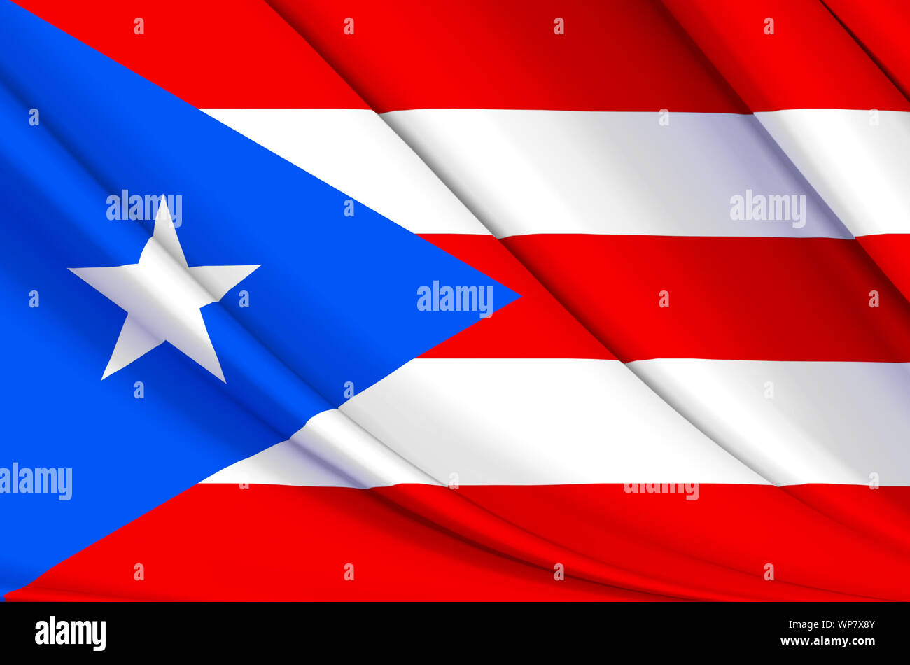 Puerto Rico Waving Flag High Resolution Stock Photography And Images Alamy