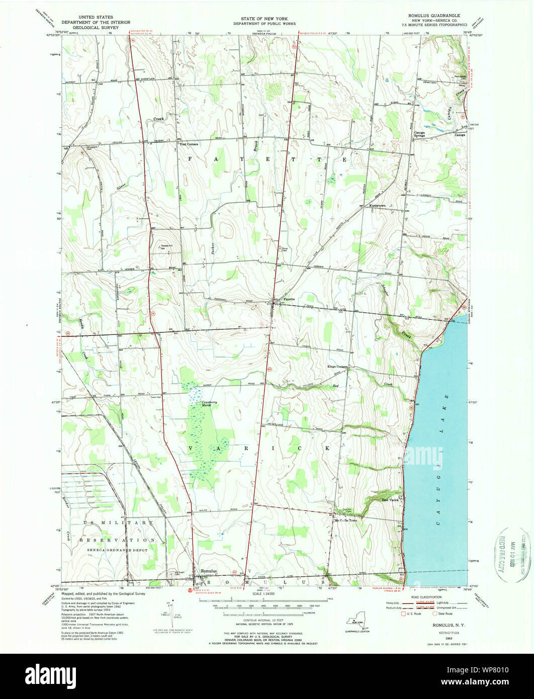 New York NY Romulus 136871 1953 24000 Restoration Stock Photo Alamy