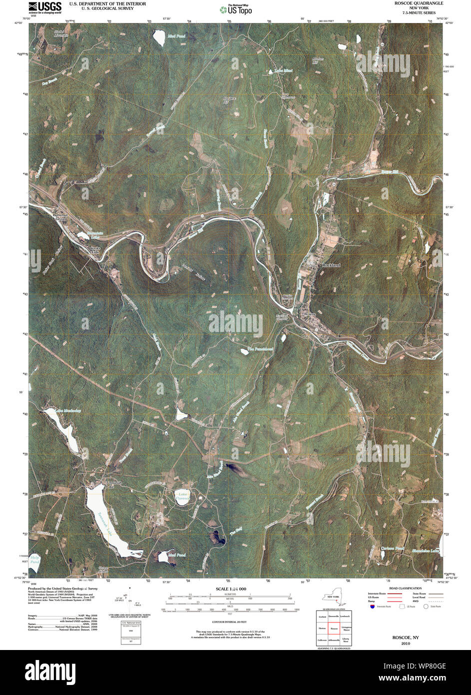 Map of roscoe Cut Out Stock Images & Pictures Alamy