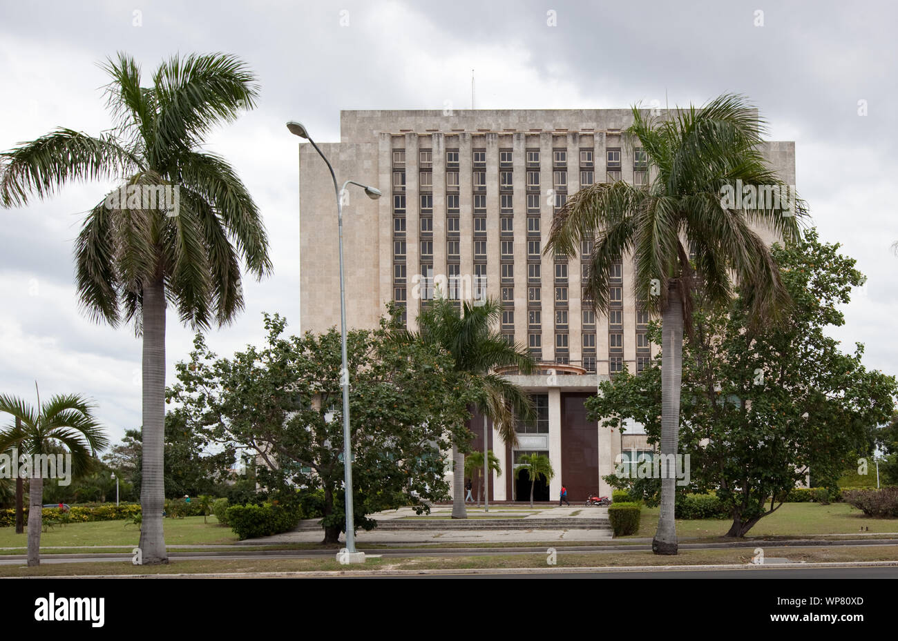 Library on Revolution Square, Havana, Cuba Stock Photo Alamy