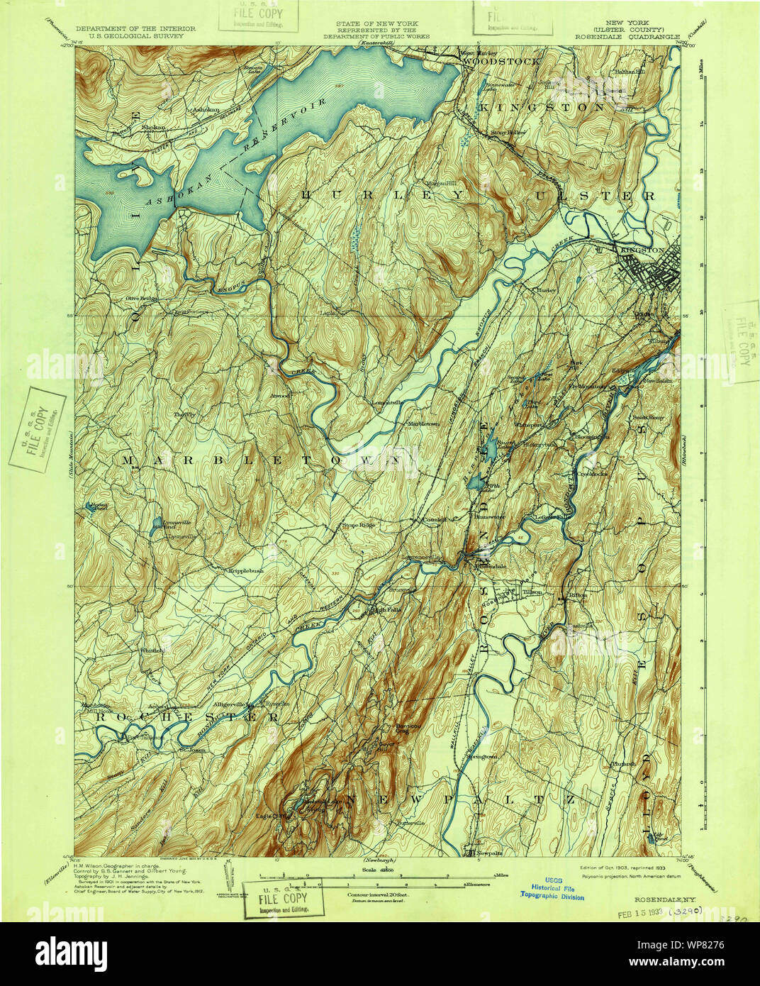 New York NY Rosendale 148366 1903 62500 Restoration Stock Photo Alamy