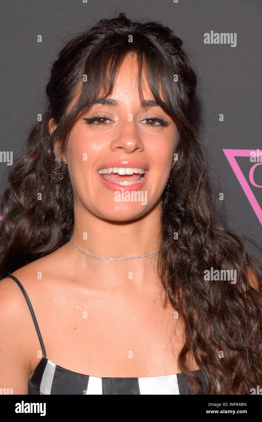 NEW YORK, NEW YORK - SEPTEMBER 05: Camila Cabello attends ELLE, Women in  Music presented by Spotify and hosted by Nina Garcia, Jameela Jamil & E!  Ente Stock Photo - Alamy