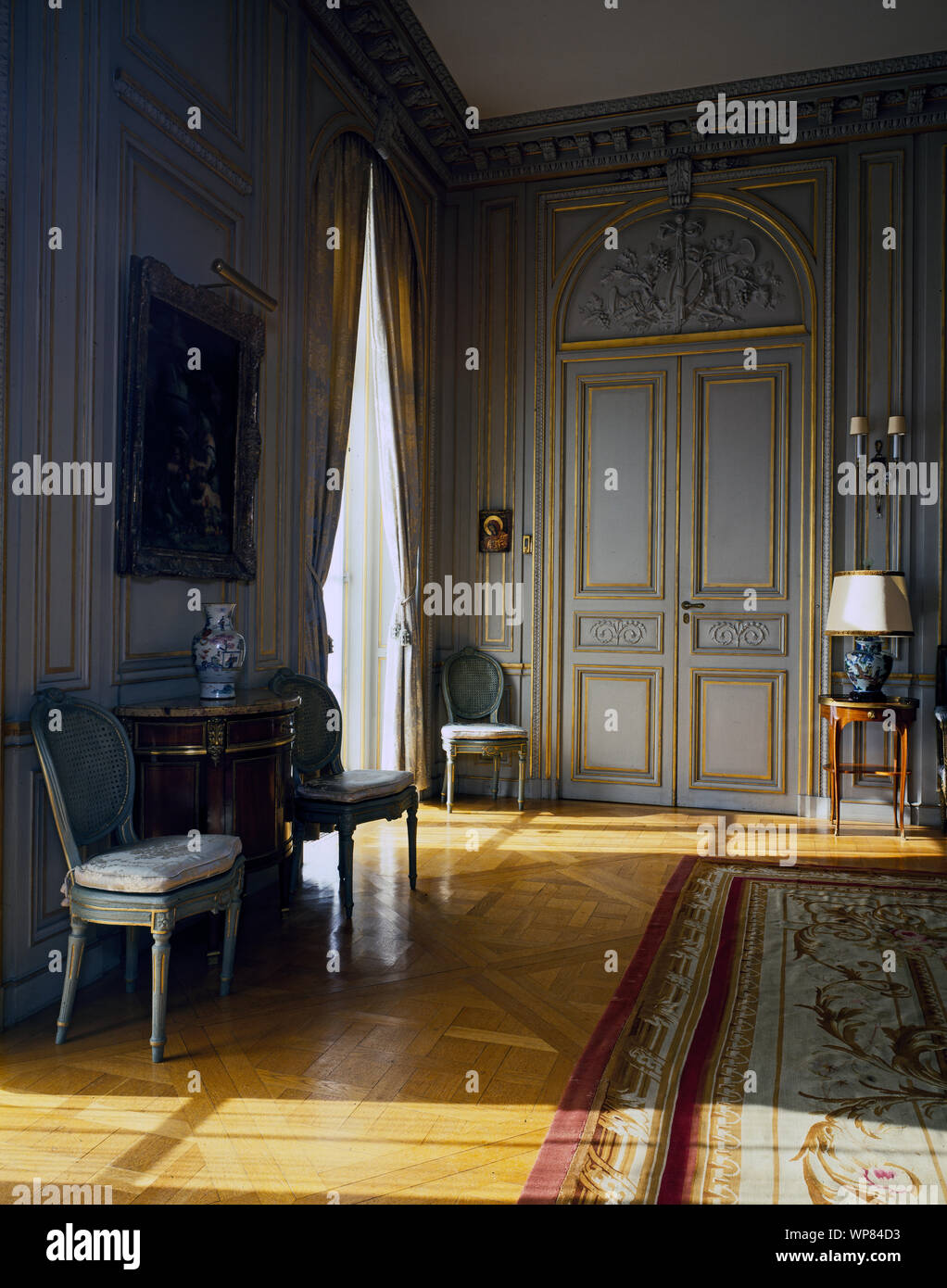 Light And Shadows In A Room Of The Home Of The Belgian