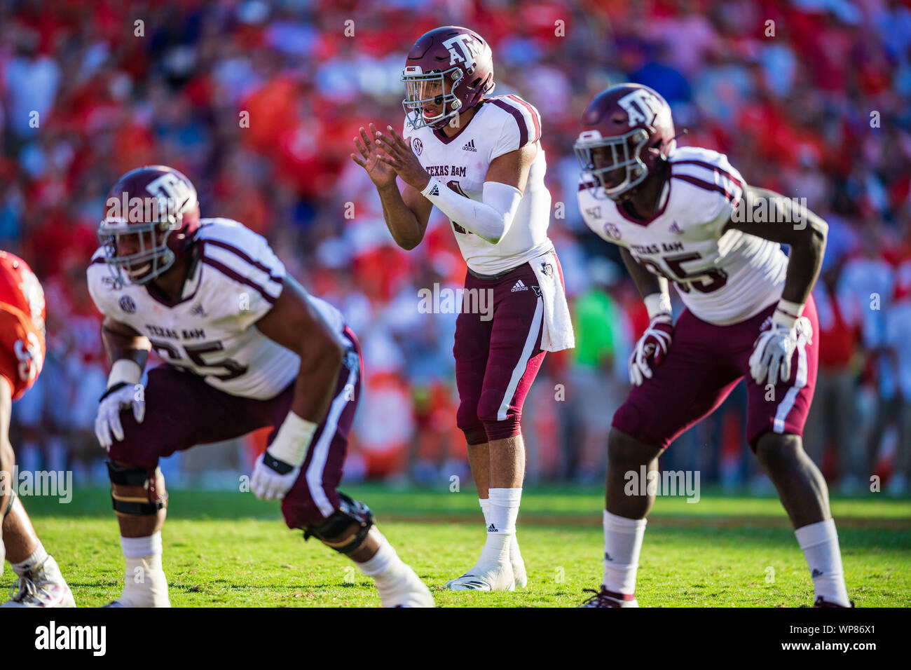 Texas Am Aggies Quarterback Kellen Mond 11 During The