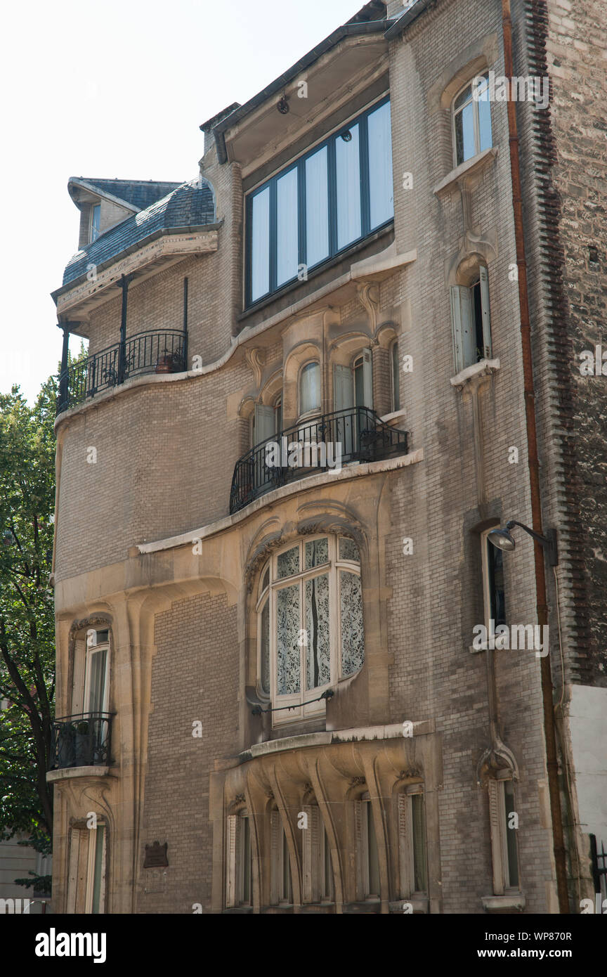 Paris, Architektur, Hector Guimard, Villa Flore, 120 Avenue Mozart, 19241927 Stock Photo Alamy