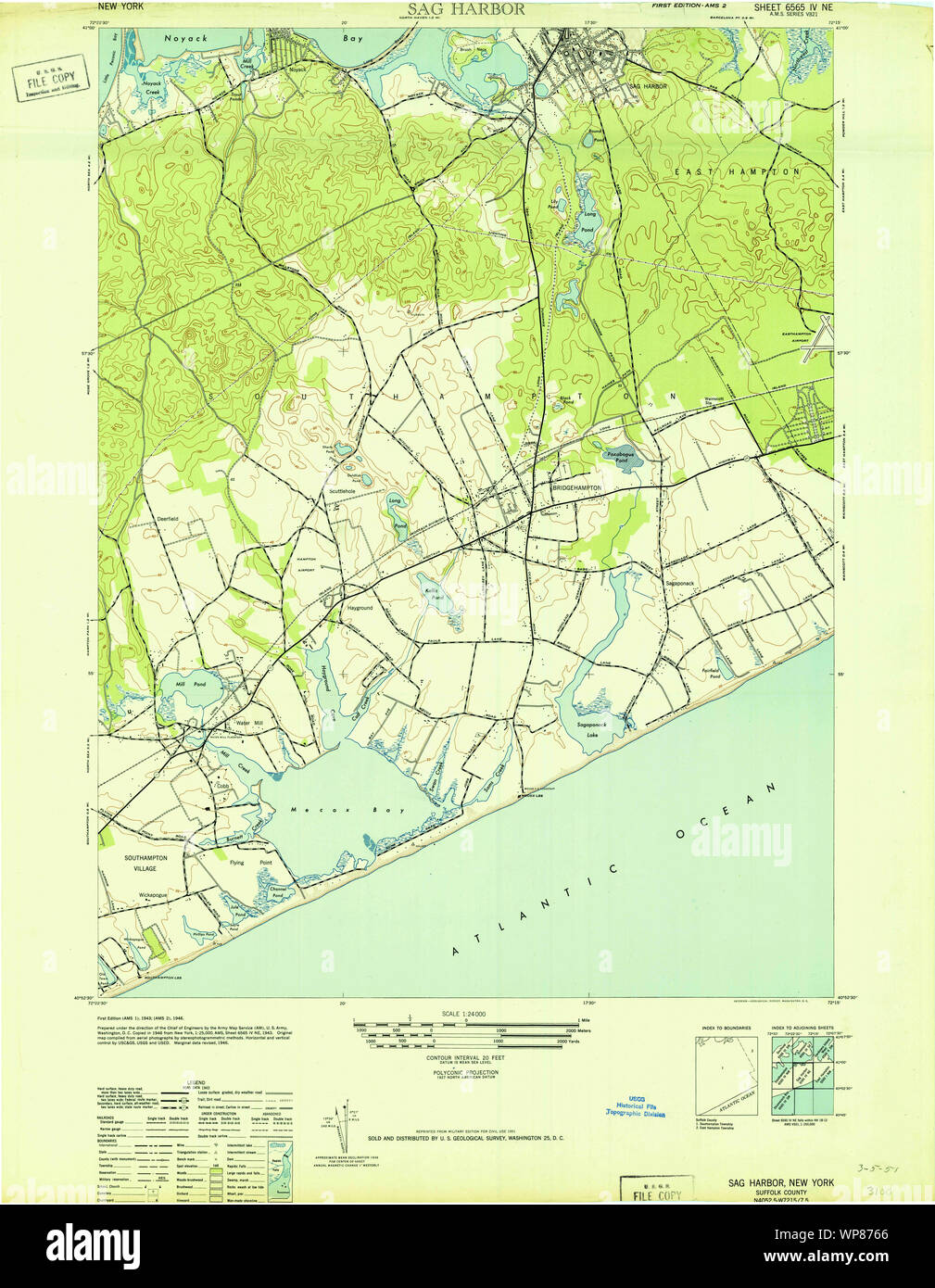 Map of sag harbor new york hires stock photography and images Alamy