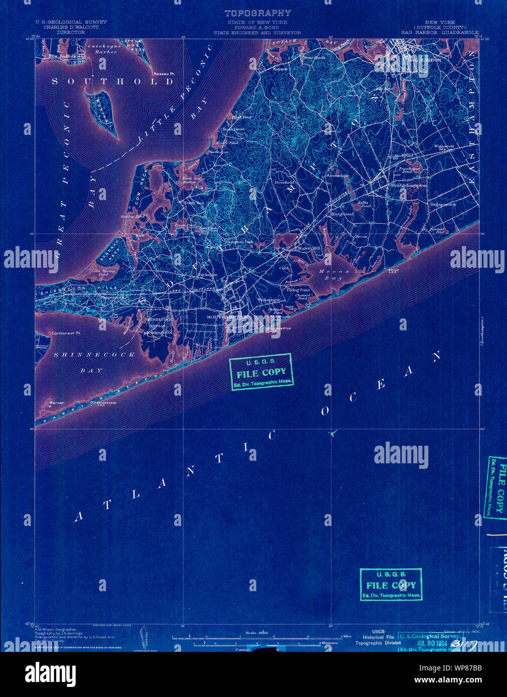 Map of sag harbor hires stock photography and images Alamy