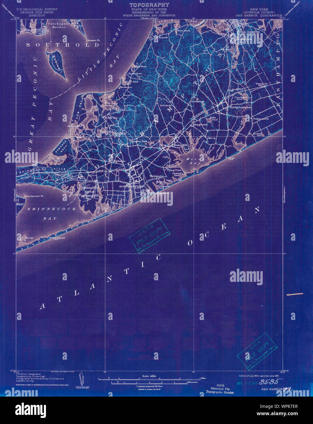 Map of sag harbor hires stock photography and images Alamy