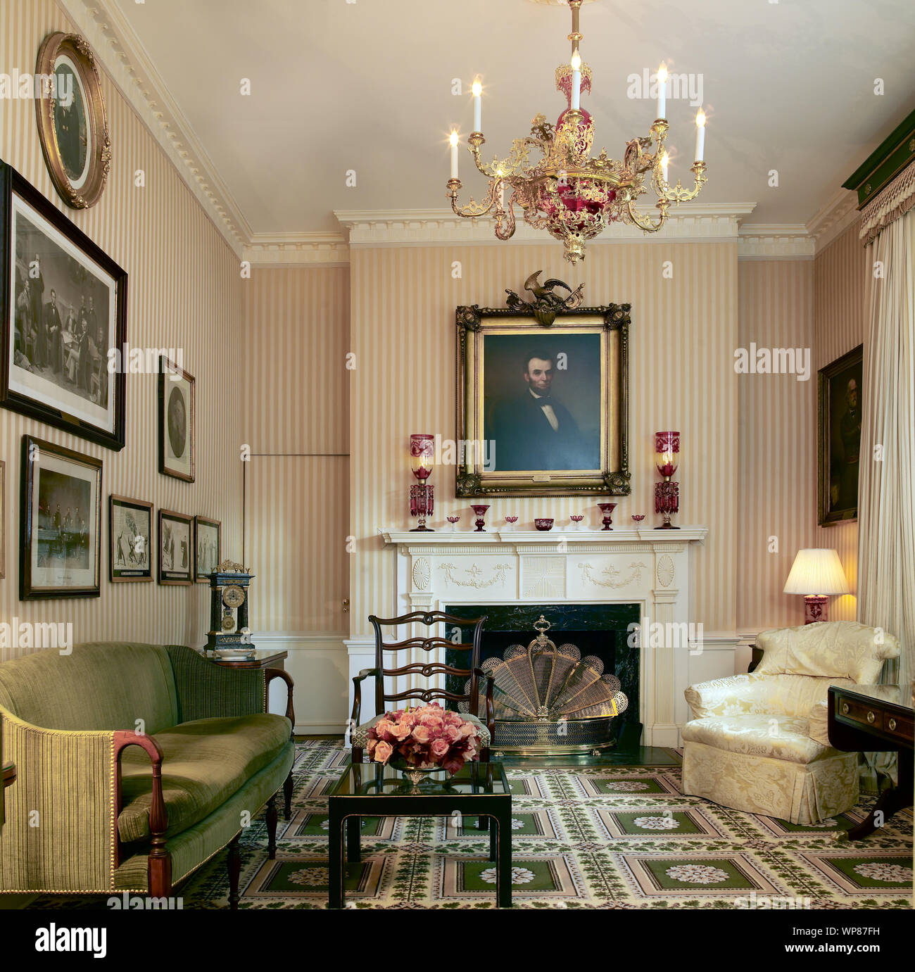 Lincoln room, Blair House, located across from the White House